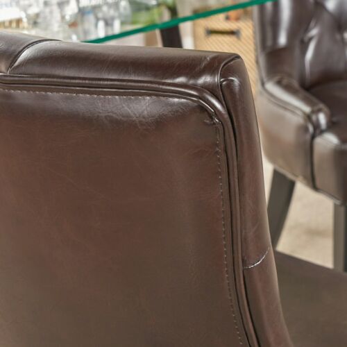 Stacy Leather Dining/Accent Chairs (Set of 2) 2