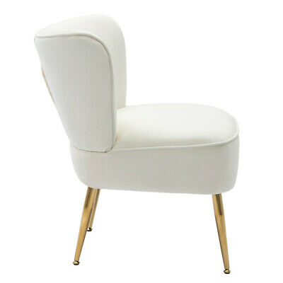 Side Chair Accent Single Sofa Velvet Fabric Upholstered 9