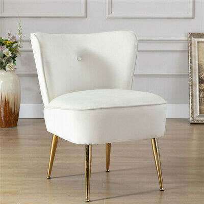 Side Chair Accent Single Sofa Velvet Fabric Upholstered