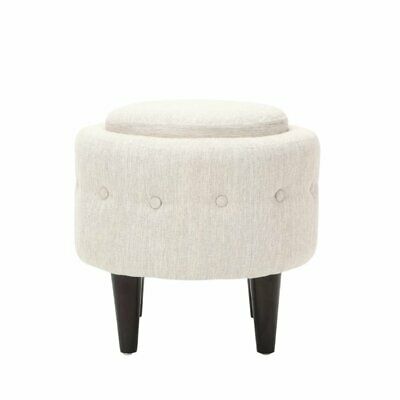 Noble House Beihoffer Petite Tufted Fabric Chair and Ottoman Set in Beige 8