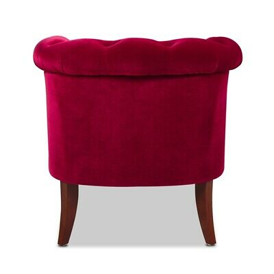 Jennifer Taylor Home Katherine Tufted Accent Chair Siren Red 11