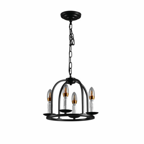 Industrial 4-Light Kitchen Metal Hanging Pendant Lamp Lighting Ceiling Fixture 4