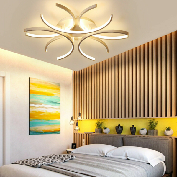 Modern LED Chandelier Pendant Light Living Room Ceiling Lighting Fixture US NEW 10