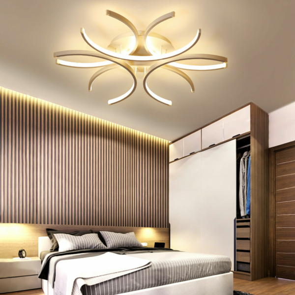 Modern LED Chandelier Pendant Light Living Room Ceiling Lighting Fixture US NEW 7