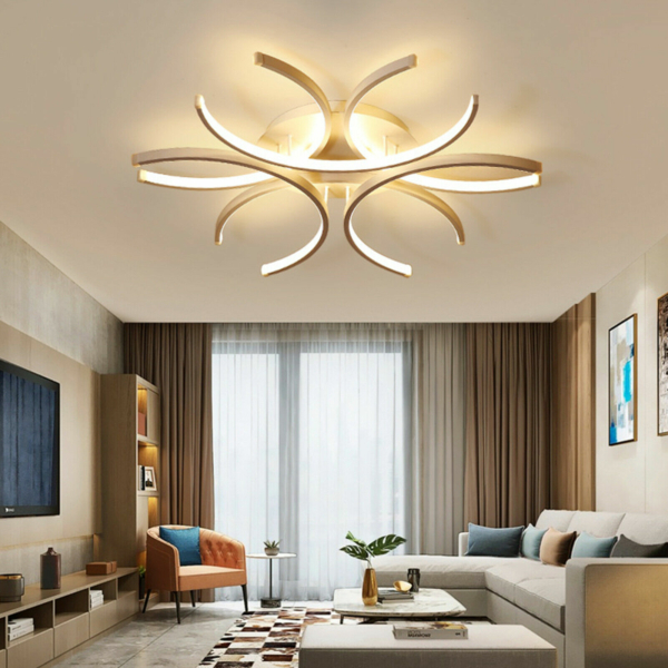 Modern LED Chandelier Pendant Light Living Room Ceiling Lighting Fixture US NEW 11