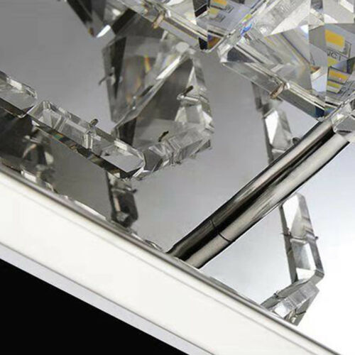 Modern Crystal LED Ceiling Light Chandelier Fixture Flush Mount Pendant Lamp 8