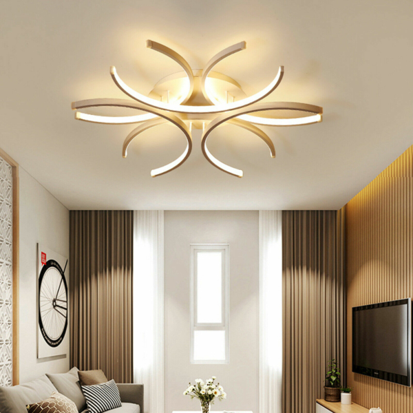 Modern LED Chandelier Pendant Light Living Room Ceiling Lighting Fixture US NEW 3